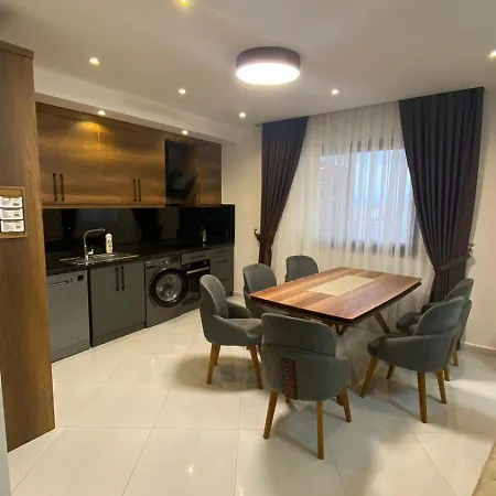 Apartmán 0212 Serenity махмутлар с двумя спальнями в комплексе с инфраструктурой 5звезд *